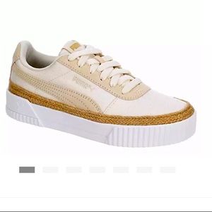 PUMA Carina Women's Sneaker - Off White & Beige